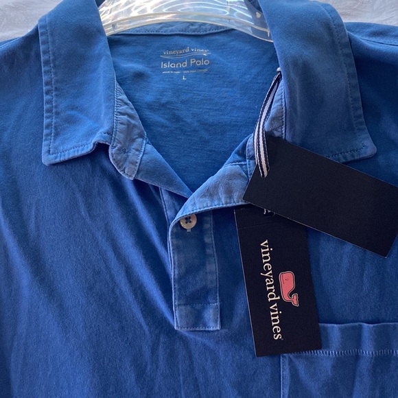 Men’s NWT Vineyard Vines Island Polo Short Sleeve Shirt Size L - Picture 7 of 8
